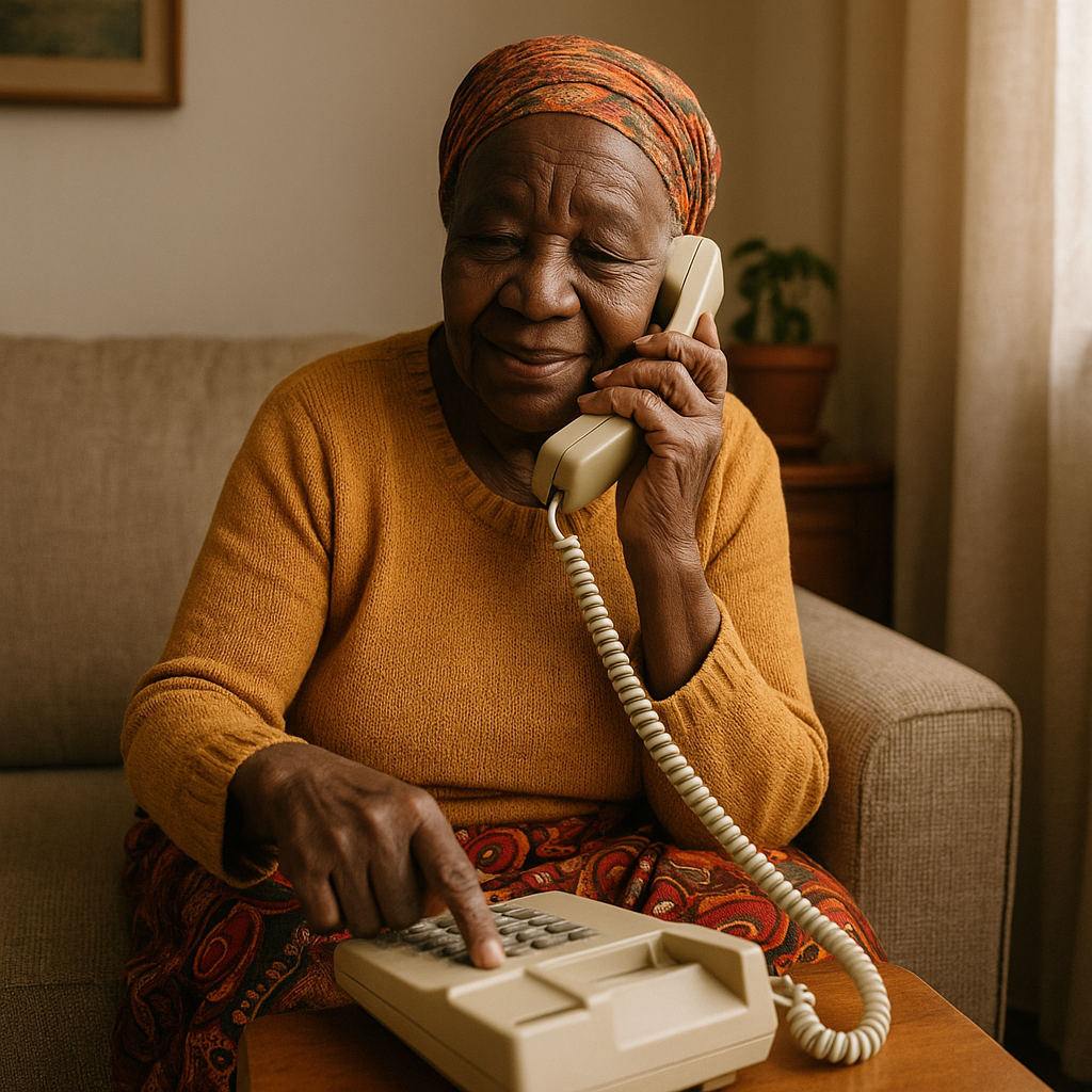 elderly calling through landline from home elderly calling through landline from home